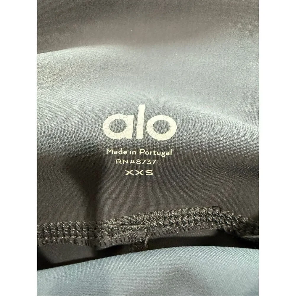 Alo High Waist Ripped Warrior Leggings XXS